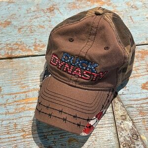 DUCK DYNASTY CAMOFLAUGE HAT BASEBALL CAP USA HUNTING 6 PANEL ADJUSTABLE